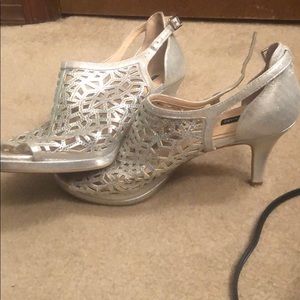 Lanie Metallic Rhinestone Pumps